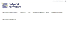 Tablet Screenshot of bodyworkalternatives.com